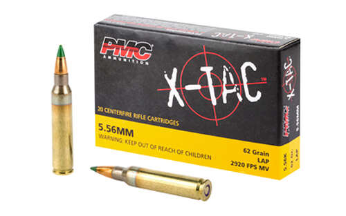 Ammunition PMC Ammunition XTAC 223Rem|5.56NATO PMC XTAC 556NATO 62GR GT-LAP 20/1000